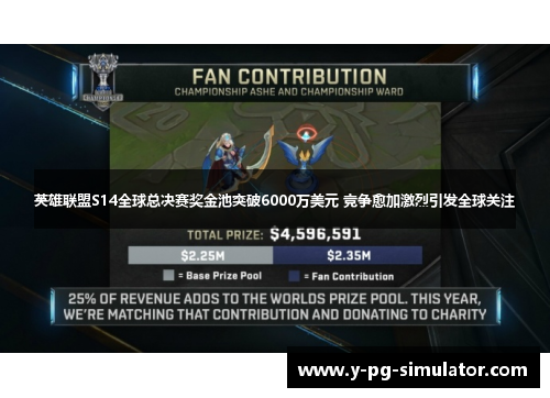 英雄联盟S14全球总决赛奖金池突破6000万美元 竞争愈加激烈引发全球关注